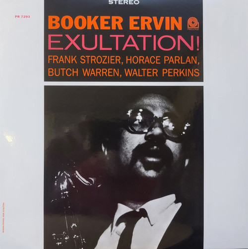 Booker Ervin – Exultation!  (LP used US 2023 reissue on 180 gm vinyl from Analogue Productions and Prestige Records NM-/NM-)