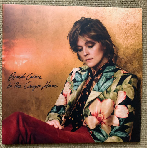 Brandi Carlile – In The Canyon Haze (2LPs used US 2022 limited edition 180 gm teal translucent vinyl and 180 gm orange vinyl in gatefold jacket NM-/NM-)