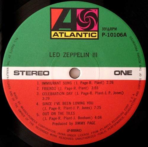 Led Zeppelin - Led Zeppelin III = レッド・ツェッペリン III