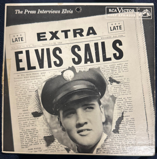 Elvis Presley - Elvis Sails / Calendar Sleeve (1958 7”   VG+/VG)