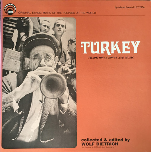 Various – Turkey - Traditional Songs and Music (LP used US compilation VG+/VG+)