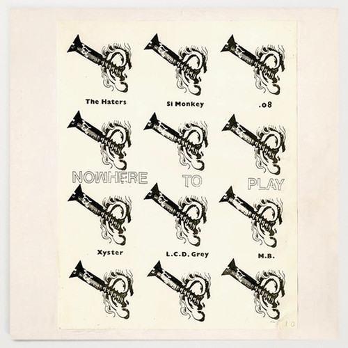 Nowhere To Play (experimental / Industrial  limited edition VG+/VG+)