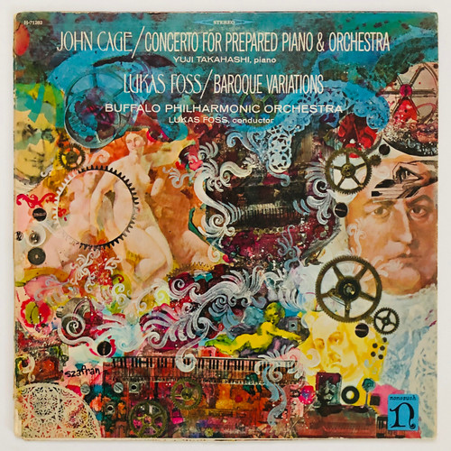 John Cage / Lukas Foss – Concerto For Prepared Piano & Orchestra / Baroque Variations (EX / VG+)