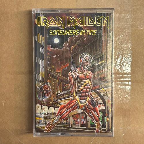 Iron Maiden - Somewhere In Time CASSETTE (1986, NM/NM)