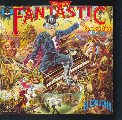 Elton John – Captain Fantastic And The Brown Dirt Cowboy (SACD, Hybrid/Multichannel/Stereo used US 2004 remastered reissue NM-/VG+)