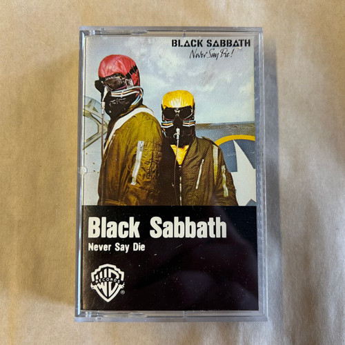 Black Sabbath - Never Say Die CASSETTE (Canada reissue, NM/NM)