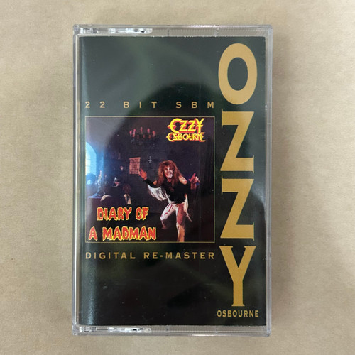 Ozzy Osbourne - Diary Of A Madman CASSETTE (1995, NM/NM) - The