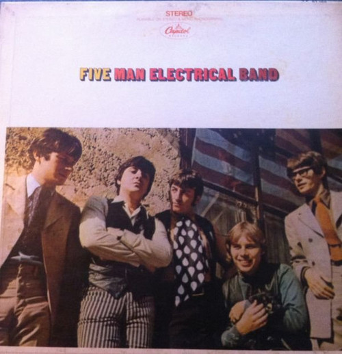 Five Man Electrical Band – Five Man Electrical Band (LP used Canada 1969 VG+/VG+)