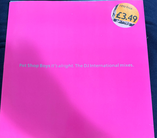Pet Shop Boys -  It’s Alright The DJ International Mixes (1989 UK 12” EX/EX)