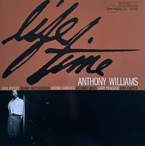 Anthony Williams – Life Time (LP used Worldwide 2024 reissue on 180 gm vinyl in gatefold jacket from Blue Note Tone Poets Series NM-/NM-)