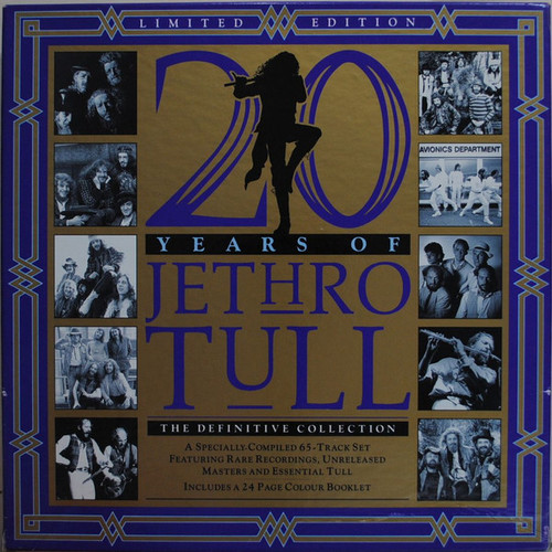 Jethro Tull – 20 Years Of Jethro Tull - The Definitive Collection (5LP box set used US 1988 with booklet NM-/VG+)