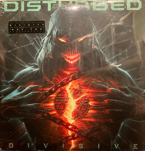 Disturbed — Divisive (SEALED) (US, 2022) - Silver Swirl Vinyl