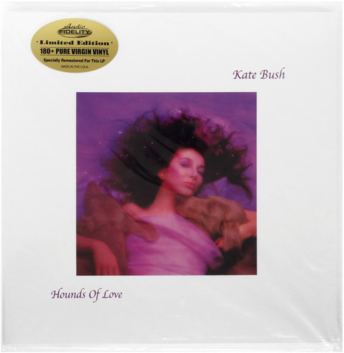 Kate Bush – Hounds Of Love (LP used US 2014 limited 180 remastered 180 gm purple marble vinyl reissue in gatefold jacket with lyrics from Audio Fidelity NM-/NM-)