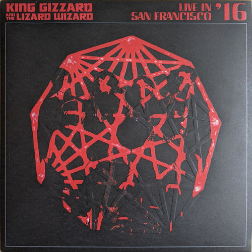 King Gizzard And The Lizard Wizard  - Live in San Francisco ‘16 (Limited Edition Embossed Cover Coloured Vinyl NM/NM)