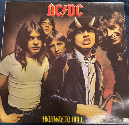AC/DC Highway to Hell (Smith Falls Pressing Large Font VG+/VG)
