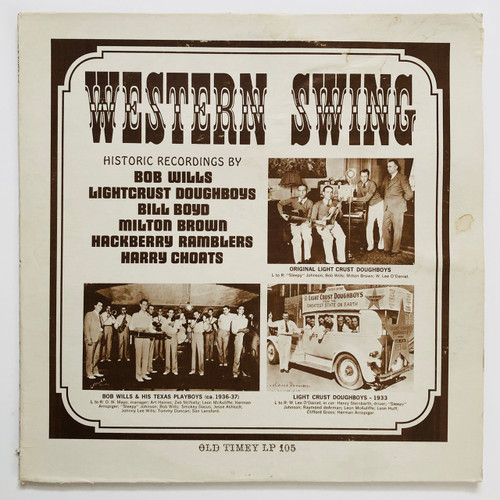 Western Swing (Historic Recordings) (EX / EX)