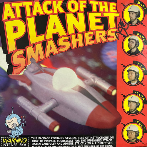 The Planet Smashers - Attack Of The Planet Smashers (1997, SIGNED / AUTOGRAPHED, VG+/VG+)