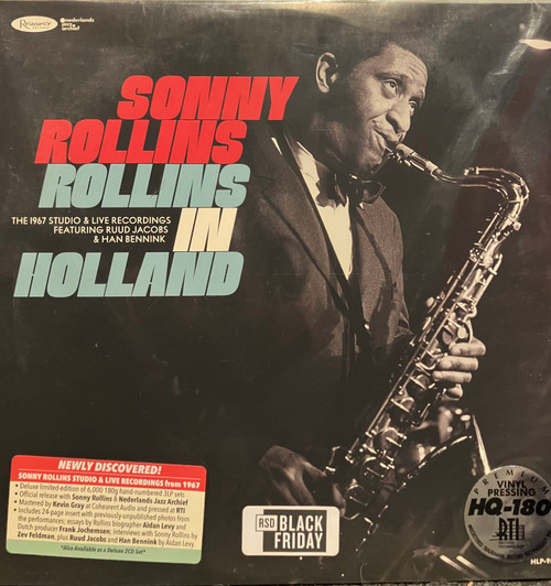 Sonny Rollins - Rollins In Holland (EX+/EX+) (2020, US, 3xLP, 180g) - RSD Numbered Edition