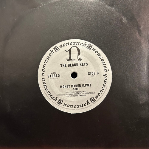 The Black Keys - Sister (live) / Money Maker (live) 7” (2012, VG+)
