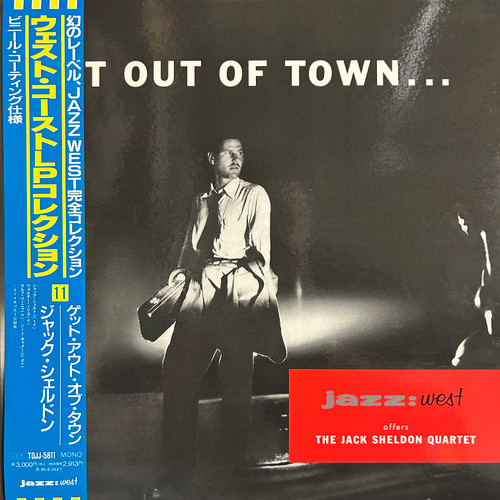 The Jack Sheldon Quartet - Get Out Of Town (1993, Japan, NM/VG+)