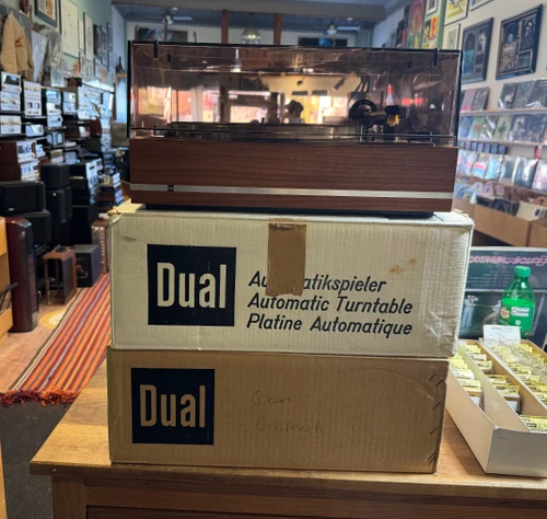 Dual 1219 Turntable, Serviced, Original Boxes, New Cartridge - See Description 