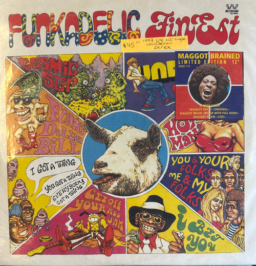 Funkadelic - Finest (1997 UK +12” Single, Compilation, EX/EX)