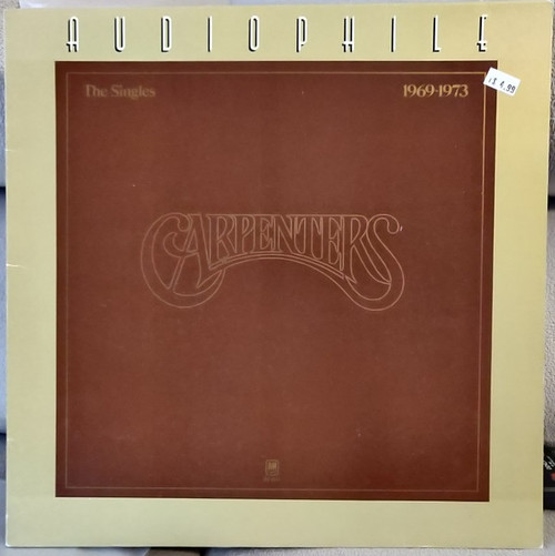 Carpenters – The Singles 1969-1973 (LP used Canada 1980 remastered reissue half speed mastered compilation VG+/VG+)