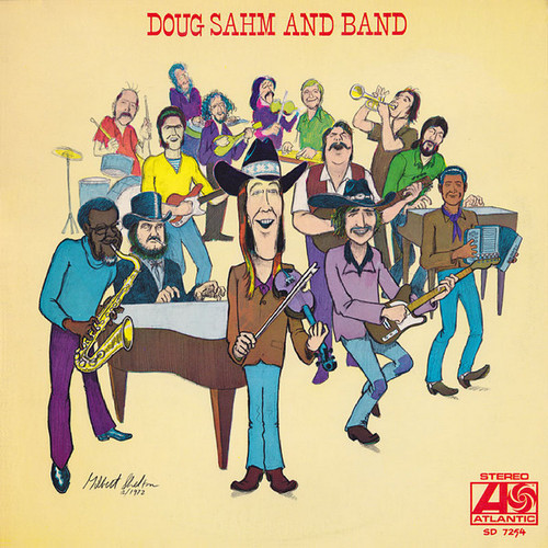 Doug Sahm And Band – Doug Sahm And Band  (LP used US 1973 with promo/delete slice in jacket VG+/VG+)