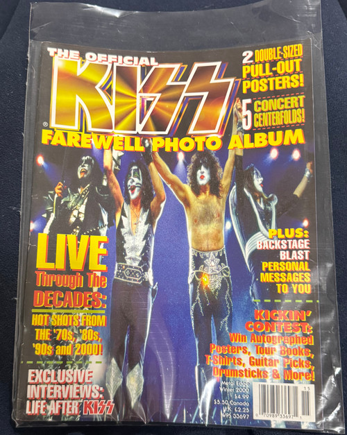 The Official Kiss Farewell Photo Album - Winter 2000 NM