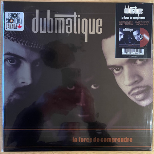 Dubmatique – La Force De Comprendre (LP used Canada 2023 Record Store Day release on limited edition opaque chocolate vinyl NM-/NM-)