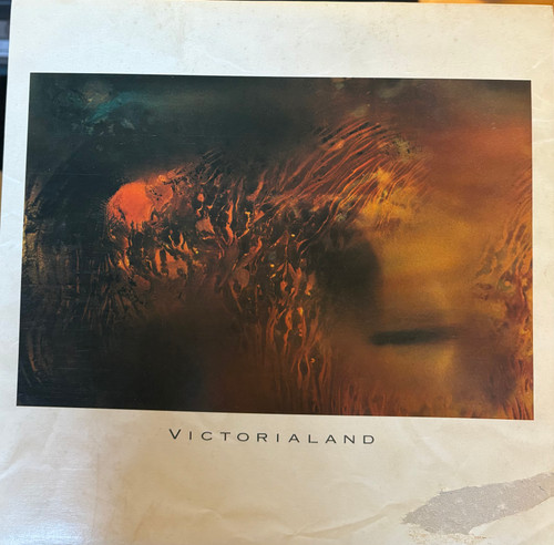 Cocteau Twins - Victorialand (1986 Canada, OIS, Includes hype sticker, Tear on front cover, VG/VG)