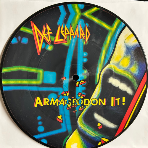 Def Leppard - Armageddon It! 7” (1982, picture disc, EX)