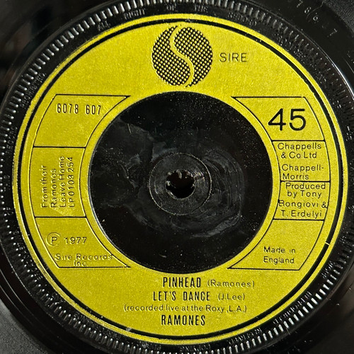 Ramones - Swallow My Pride 7” (1977, UK, VG+)