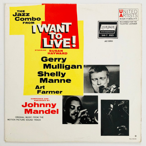 Gerry Mulligan – The Jazz Combo From "I Want To Live!" (EX / EX)