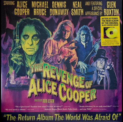 Alice Cooper - The Revenge Of Alice Cooper (2025 Europe, 2XLP, RSD release, Yellow vinyl, SEALED)
