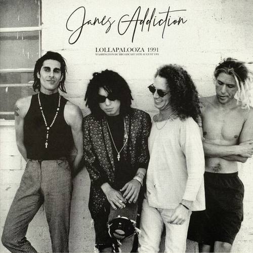 Jane's Addiction – Lollapallooza 1991 Washington DC Broadcast 16th August 1991 (2LPs NEW SEALED Europe 2019 unofficial live radio broadcast bootleg on clear vinyl in gatefold jacket)