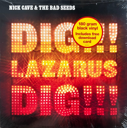 Nick Cave & The Bad Seeds – Dig, Lazarus, Dig!!! (LP + single sided 12 inch EP used US 2015 reissue on 180 gm vinyl)