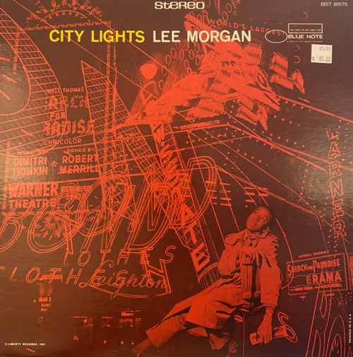 Lee Morgan - City Lights (1972 US, Reissue, Stereo, Blue Note, EX/VG+)