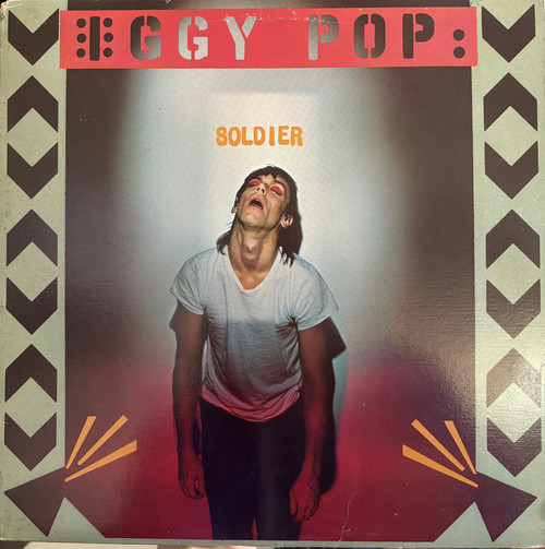 Iggy Pop - Soldier (1980 Canada, Writing on cover/label, VG/VG-) 