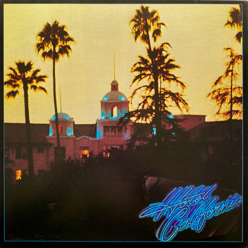 Eagles – Hotel California (LP used Japan 1981 reissue in gatefold jacket...doesn't have an obi strip but comes with printed insert NM-/VG+)