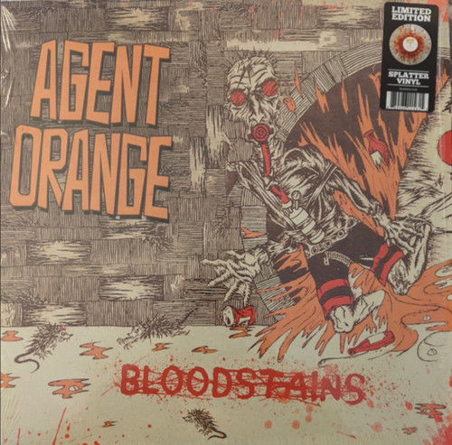 Agent Orange - Bloodstains (2019 US, Reissue, Colour vinyl, Bent corner, In open shrink, NM/NM)