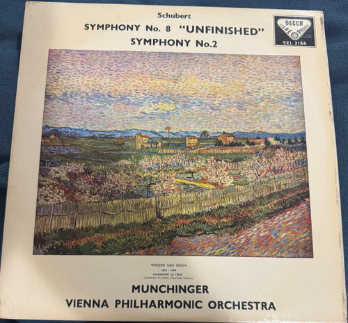 Schubert - Symphony no 8 Unfinished Munchinger VPO (1959 UK Decca EX/EX Incredible Copy)