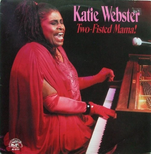 Katie Webster – Two-Fisted Mama! (LP used US 1989 from Alligator Records VG+/VG+)