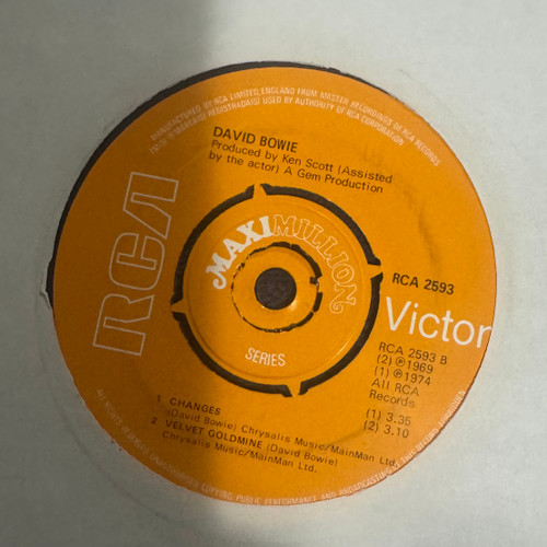 David Bowie - Space Oddity (1974 UK 45 Maxi 7” EX/Generic)
