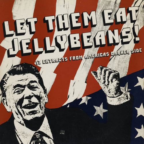 Various – Let Them Eat Jellybeans! (LP used UK 1981 compilation w/D.O.A./Black Flag/Dead Kennedys with double sided poster VG+/VG-)
