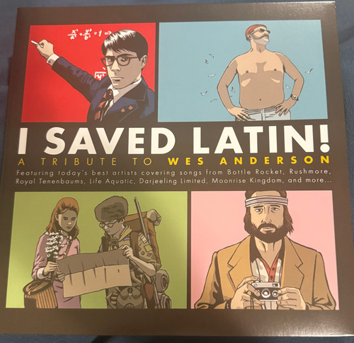 I Saved Latin! A tribute to Wes Anderson  (2020 Limited Edition Pink and Blue Vinyl NM/NM)