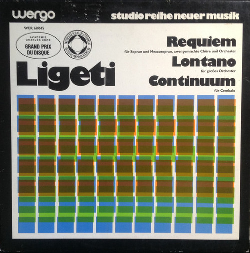 Ligeti – Requiem / Lontano / Continuum (LP used Germany reissue VG+/VG+)