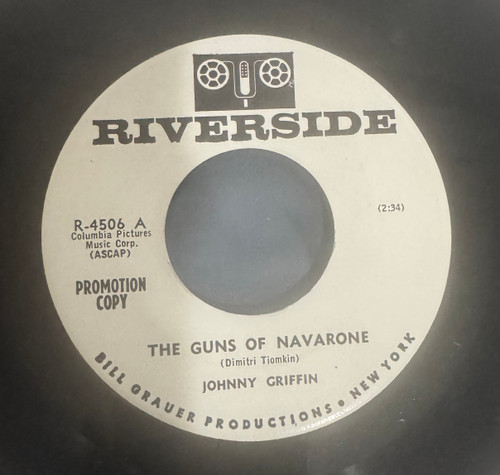 Johnny Griffin - Guns of Navarone/Soft and Furry (1961 USA Promo 7” EX/Generic)