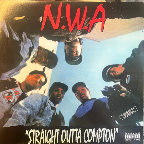 N.W.A  - Straight Outta Compton (2019 Red Vinyl - EX-/VG+)