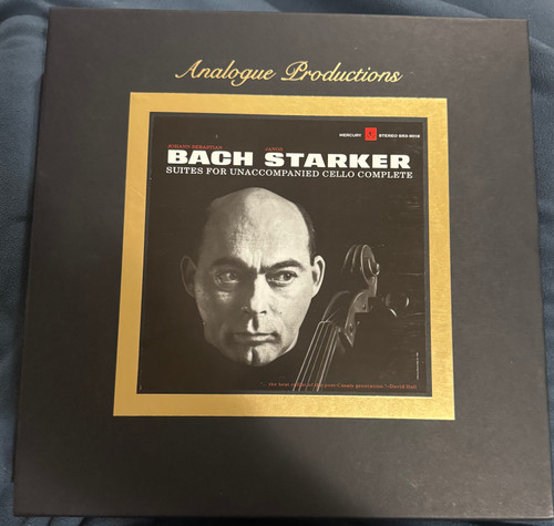 Bach - Starker - Suite for Unaccompanied Cello Complete (2020 Analogue Productions 45RPM 6 LP Boxset NM/NM)